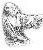 Artist's depiction of Ezekiel.